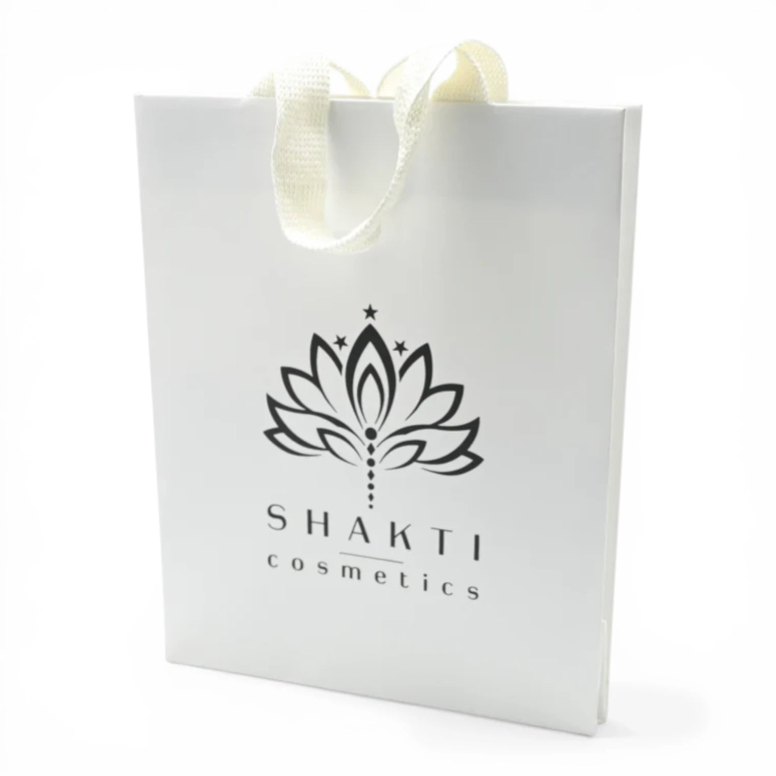 CABINE - Sac papier SOHO Blanc - Sérigraphié Logo Shakti