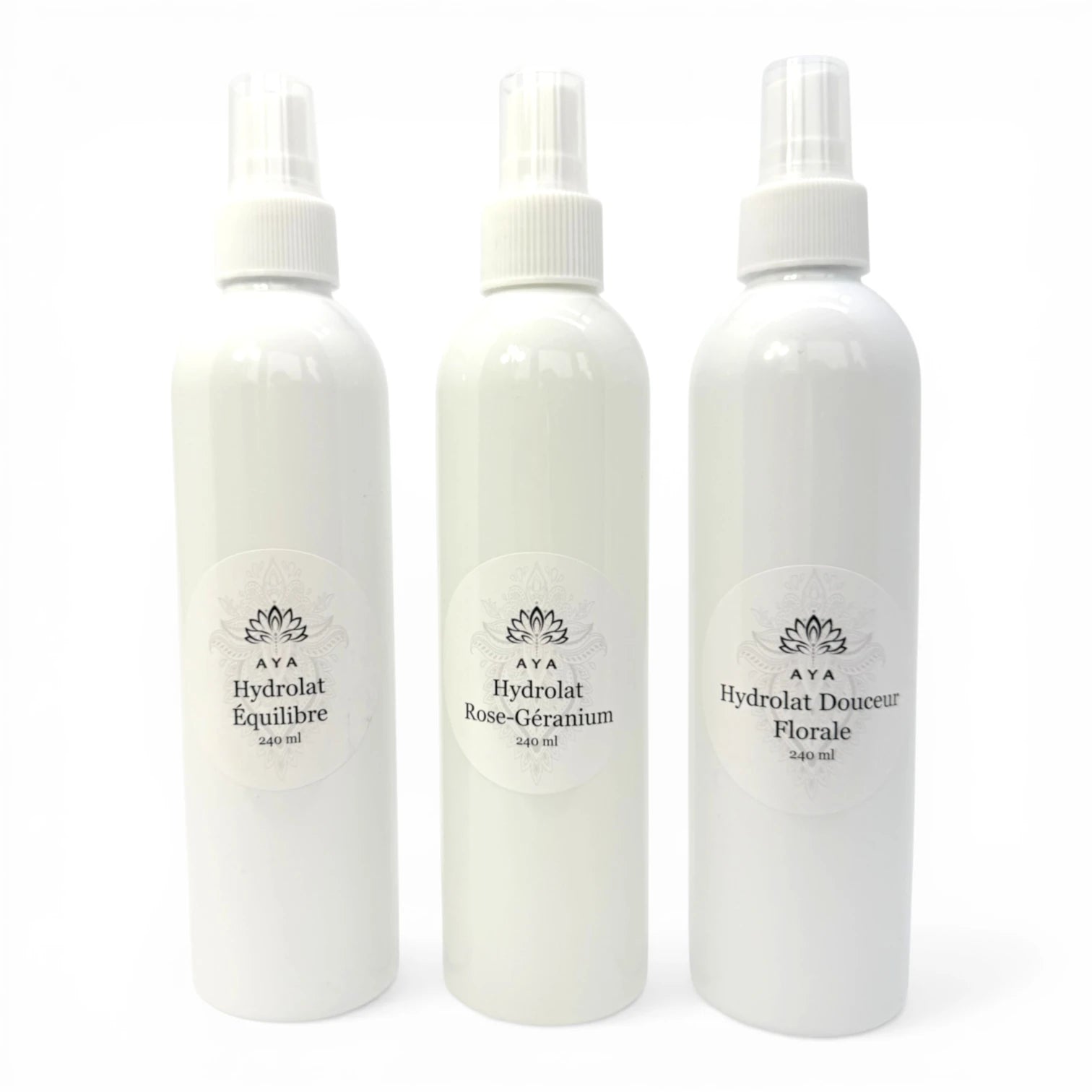 CABINE - Trio Hydrolat | Équilibre + Douceur Florale + Rose-Géranium