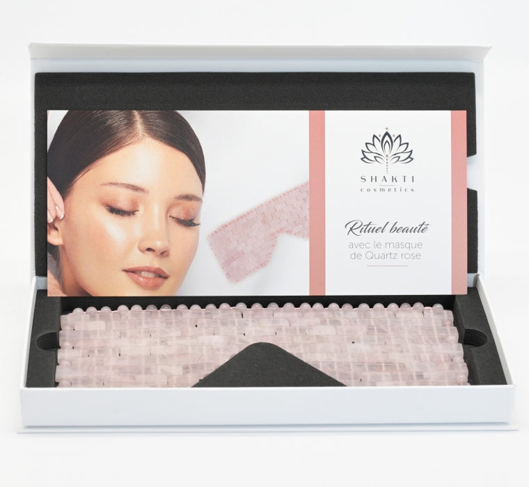 Masque pour les yeux - Quartz rose