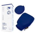 Gants exfoliants naturels bleu nuit soin corps Shakti Cosmetics Québec