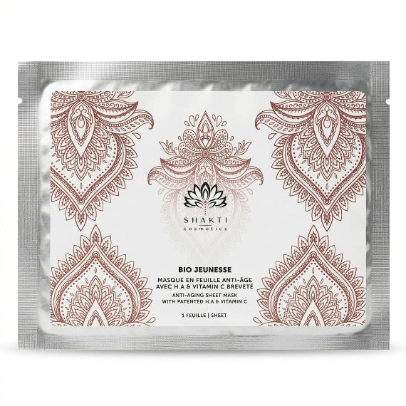 Masque bio-jeunesse en feuille