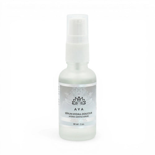 Sérum hydra-douceur naturel hydratant peau sensible AYA Shakti Québec